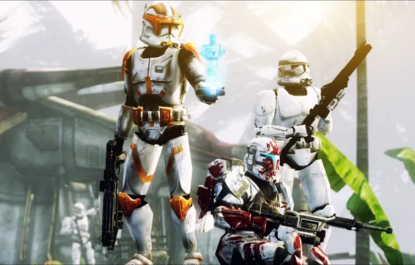 Picture attack, Star wars, Star Wars: The Clone Wars, pearls, Stormtrooper, Clone Commander Cody, The clone …