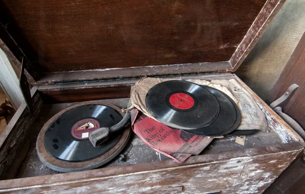 Picture music, gramophone, records