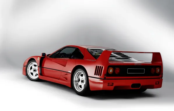 Picture background, Ferrari, supercar, F40, Ferrari, 1989