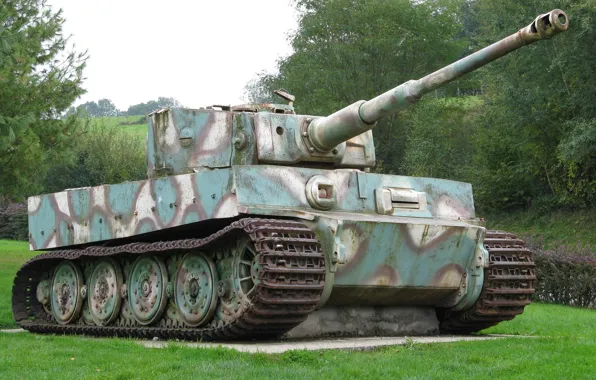 Picture tank, Tiger, armor, German, heavy
