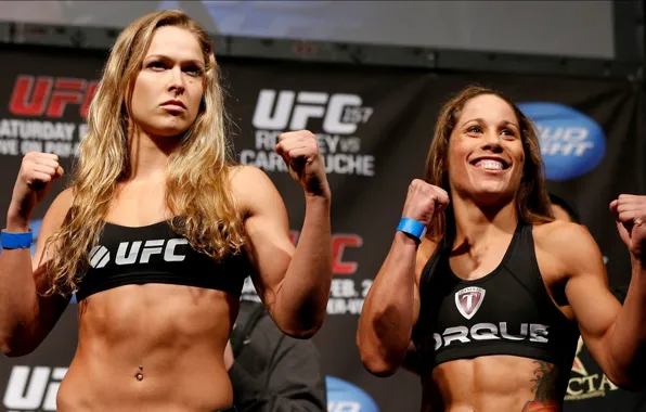 Picture girls, fight, mixed, MMA, extreme, UFC, fitness, martial arts, Ronda Rousey