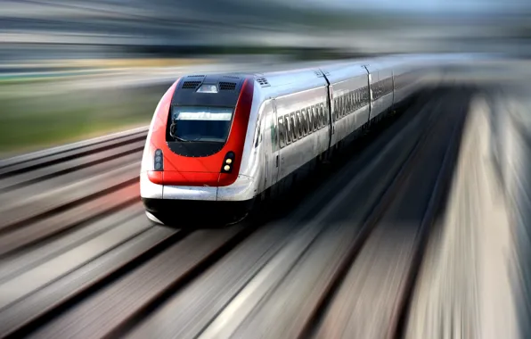 Picture movement, train, speed