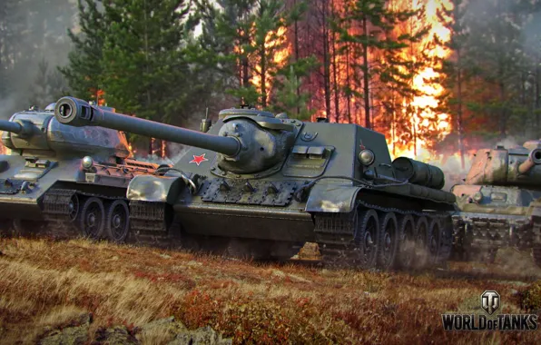 Picture tank, USSR, USSR, tanks, WoT, World of tanks, SU-122, tank, World of Tanks, tanks, T-34-85, …