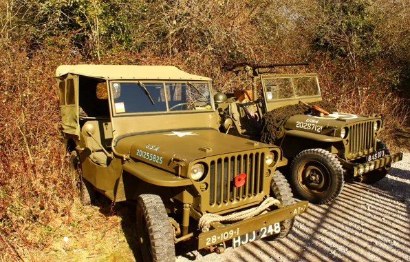 Picture war, car, army, Jeep, high, patency, world, Second, times, "Willis-MV&quot;, Willys MB