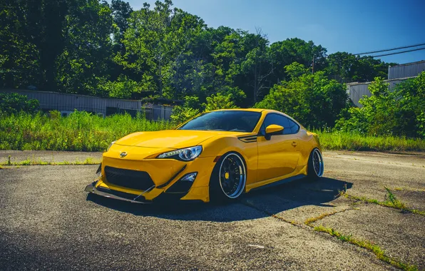 Picture Yellow, Summer, Stance, Low, FR-S, Scion, Ligth
