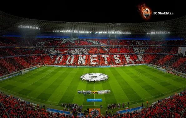 Picture Field, Orange, Ukraine, Donetsk, Miner, Stadium, Manchester United, Performance