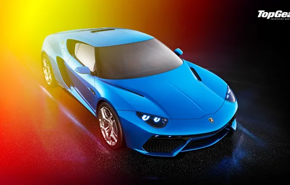 Picture Lamborghini, Top Gear, Blue, Front, Asterion, LPI 910-4