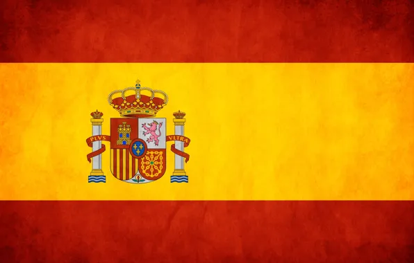 Picture red, yellow, flag, Spain, spain