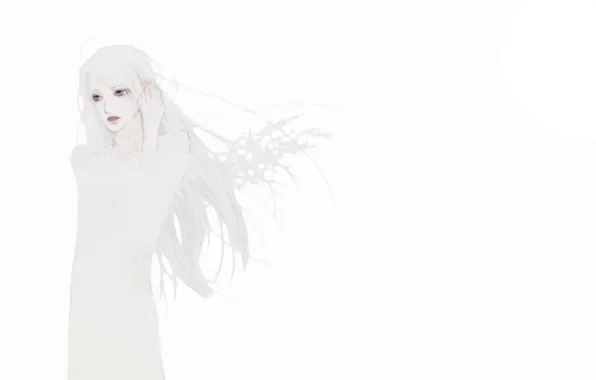 Picture Girl, Ghost, white color