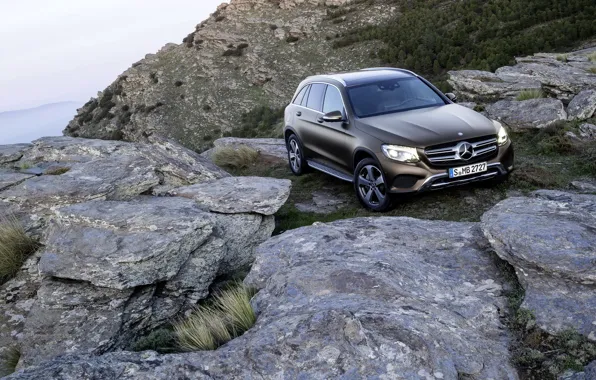 Picture Mercedes, Mountain, Off Road, 4Matic, GLC, Merc GLC, Mercedes GLC 250d 4Matic