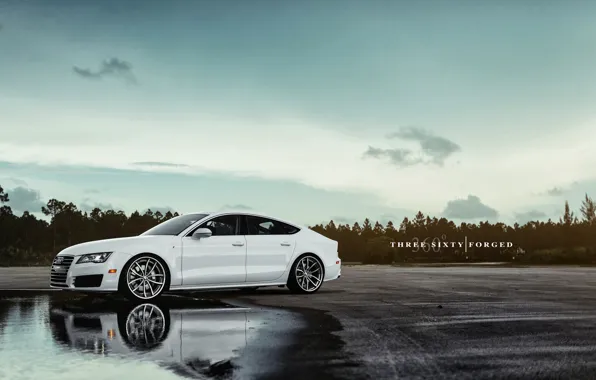 Picture white, 360forged, Audi A7 Sportback