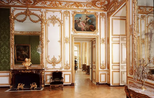 Picture France, interior, mirror, luxury, Palace, Versailles