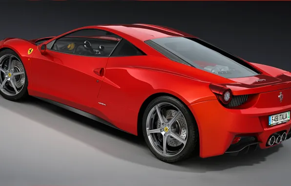 Picture machine, art, Ferrari, 458 Italia, dangeruss