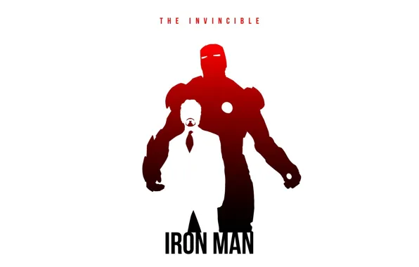 Picture minimalism, iron man, the Avengers, Robert Downey Jr., Tony stark