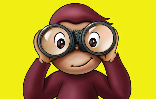 Picture the game, glasses, monkey, Curious George 2