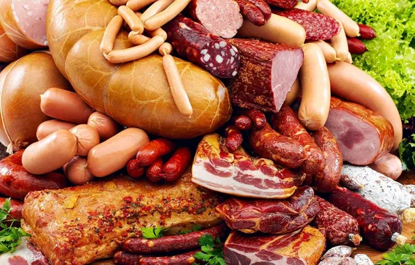 Picture meat, sausage, vechina, wieners