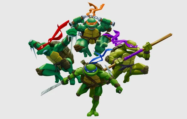 Picture Teenage mutant ninja turtles, Raphael, Leonardo, Donatello, Teenage Mutant Ninja Turtles, Michelangelo, mutant ninja turtles
