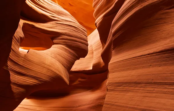 Picture nature, rocks, texture, canyon, cave, antelope canyon