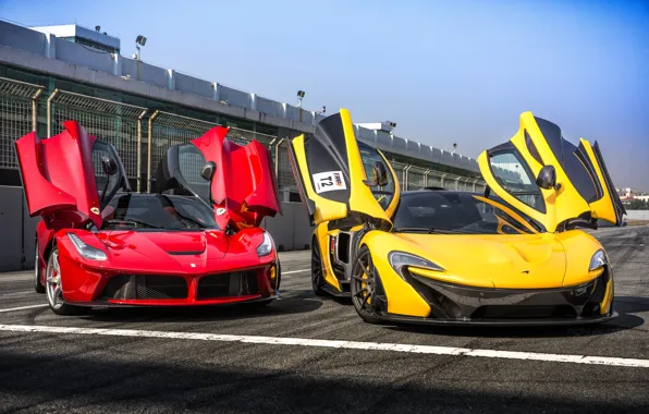 Picture McLaren, Ferrari, Ferrari, GTB, McLaren, 2015, 488, 675LT