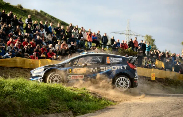Picture Dust, Hirvonen, WRC, Rally, Rally, Ford Fiesta, Ford Fiesta