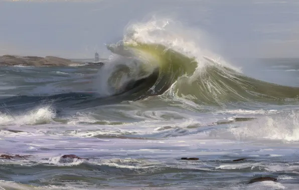 Picture sea, nature, wave, Michele Tanner