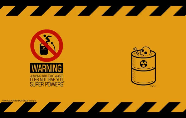 Picture warning, minimalism, waste, barrel, toxic