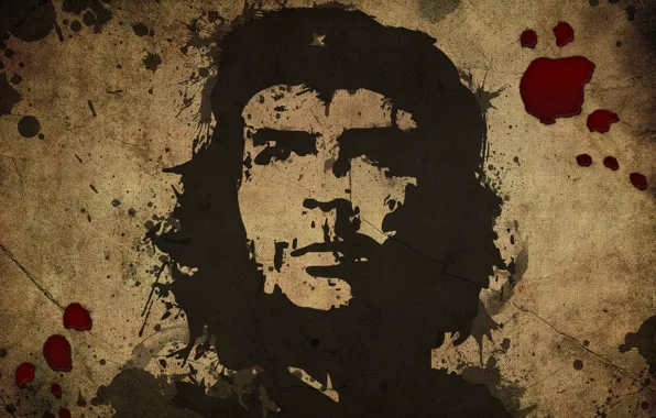 Picture freedom, blood, portrait, che Guevara