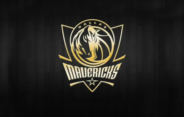 Picture Basketball, Background, Logo, Gold, NBA, Dallas Mavericks