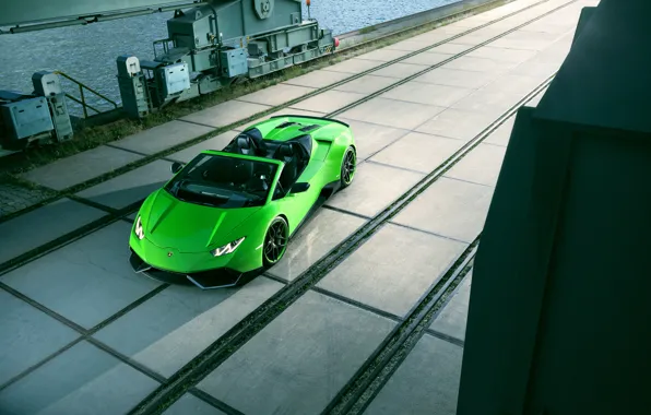 Picture green, green, Lamborghini, supercar, supercar, car, Spyder, Lamborghini, Novitec, Torado, Huracan