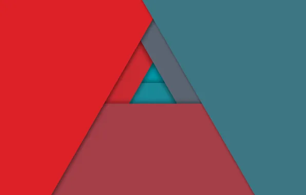 Picture Android, Red, Design, 5.0, Line, Gray, Lollipop, Abstraction, Material, Triangles