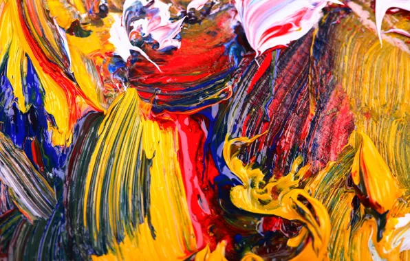 Picture color, abstraction, paint, bright, painting