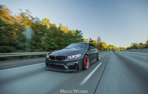 Picture BMW, BMW, turbo, wheels, Coupe, tuning, power, front, face, germany, angel eyes, F82, f83