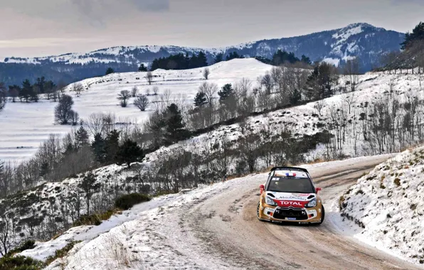 Picture Winter, Auto, Snow, Sport, Machine, Turn, Citroen, Citroen, DS3, WRC, Rally, Rally, Sebastien Loeb, Daniel …