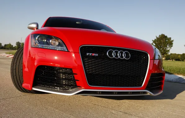 Picture Audi, Audi, red, TT RS