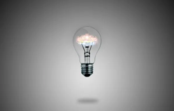 Picture light bulb, macro, light, lamp, minimalism