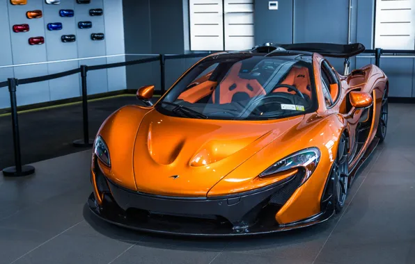Picture orange, McLaren, supercar, front, beautiful, sports, MSO