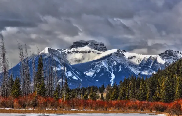 Picture landscape, mountains, Alberta, Canada