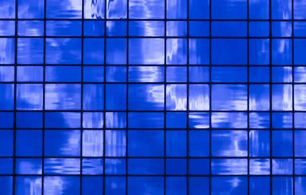 Picture blue, blocks, texture, rectangles