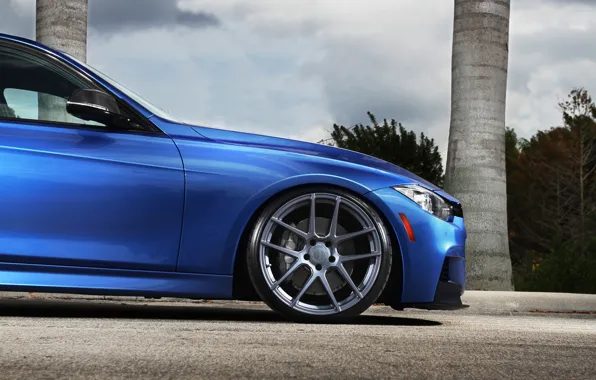 Picture blue, bmw, BMW, disk, blue, stance