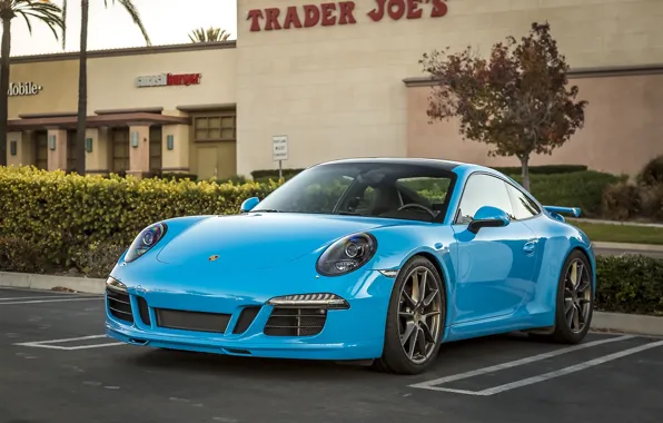 Picture 911, Porsche, Blue, Carrera