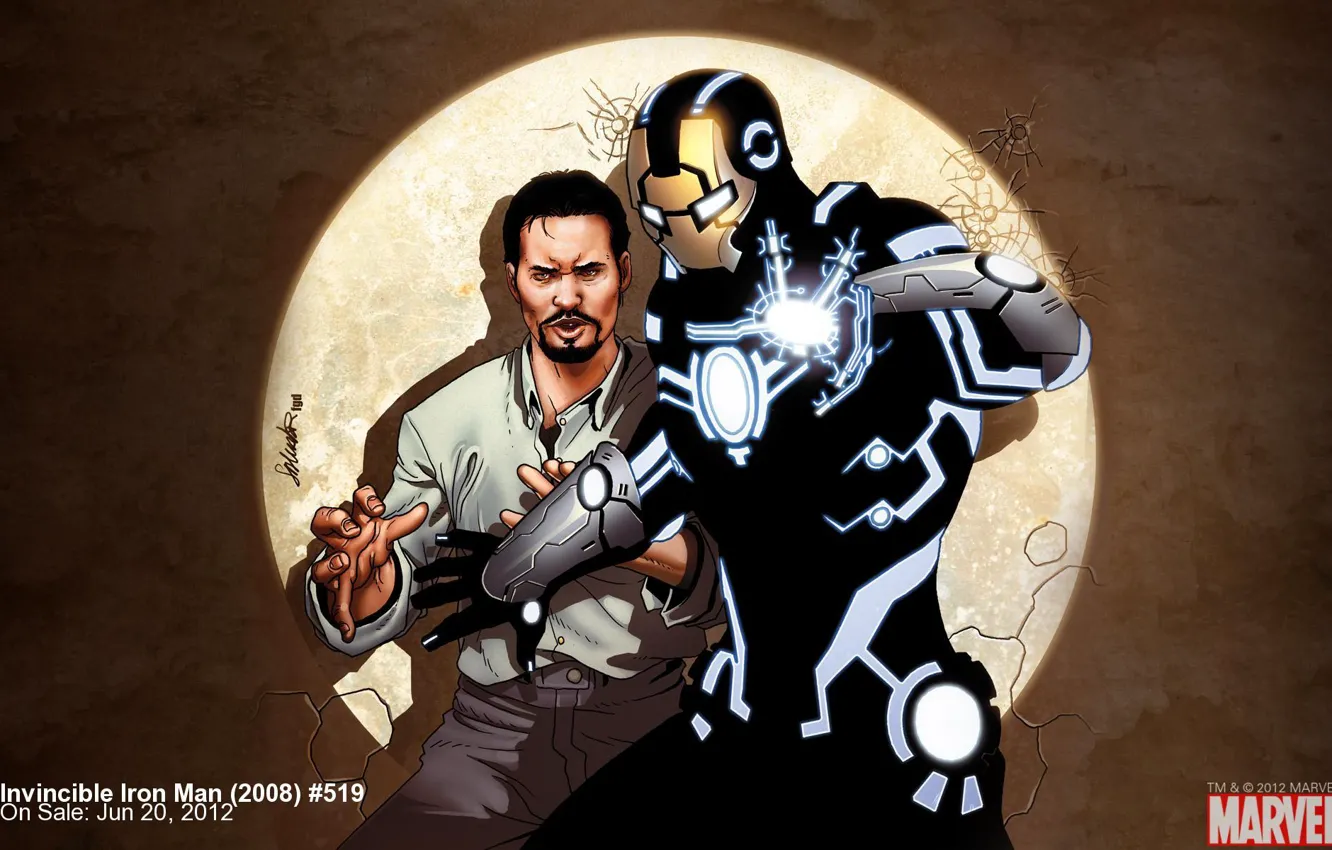Wallpaper Iron Man Iron Man Marvel Comic Comics Tony Stark