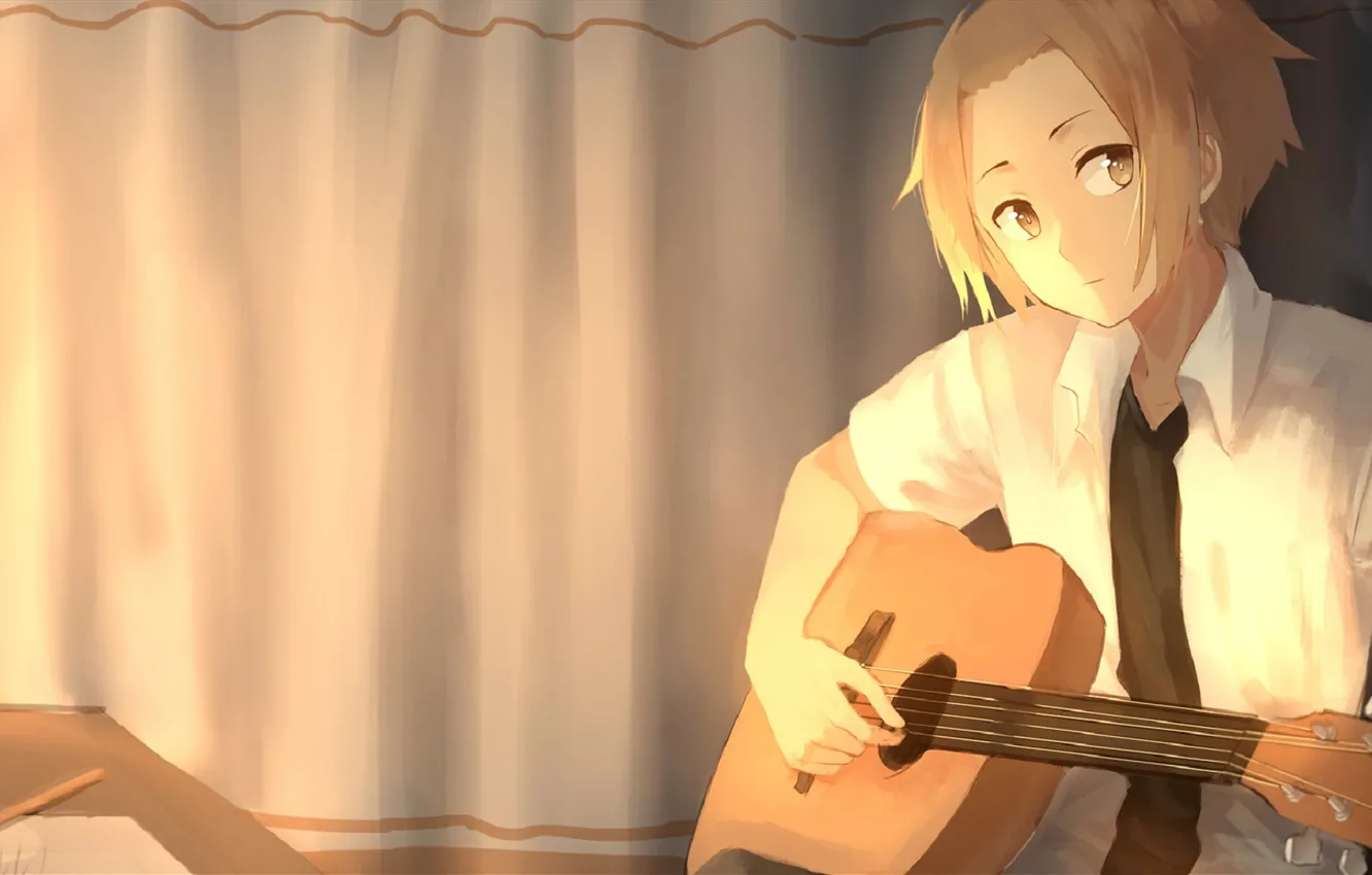 Featured image of post Anime Guy Playing Guitar Change the world music chords anime inuyasha s opening theme
