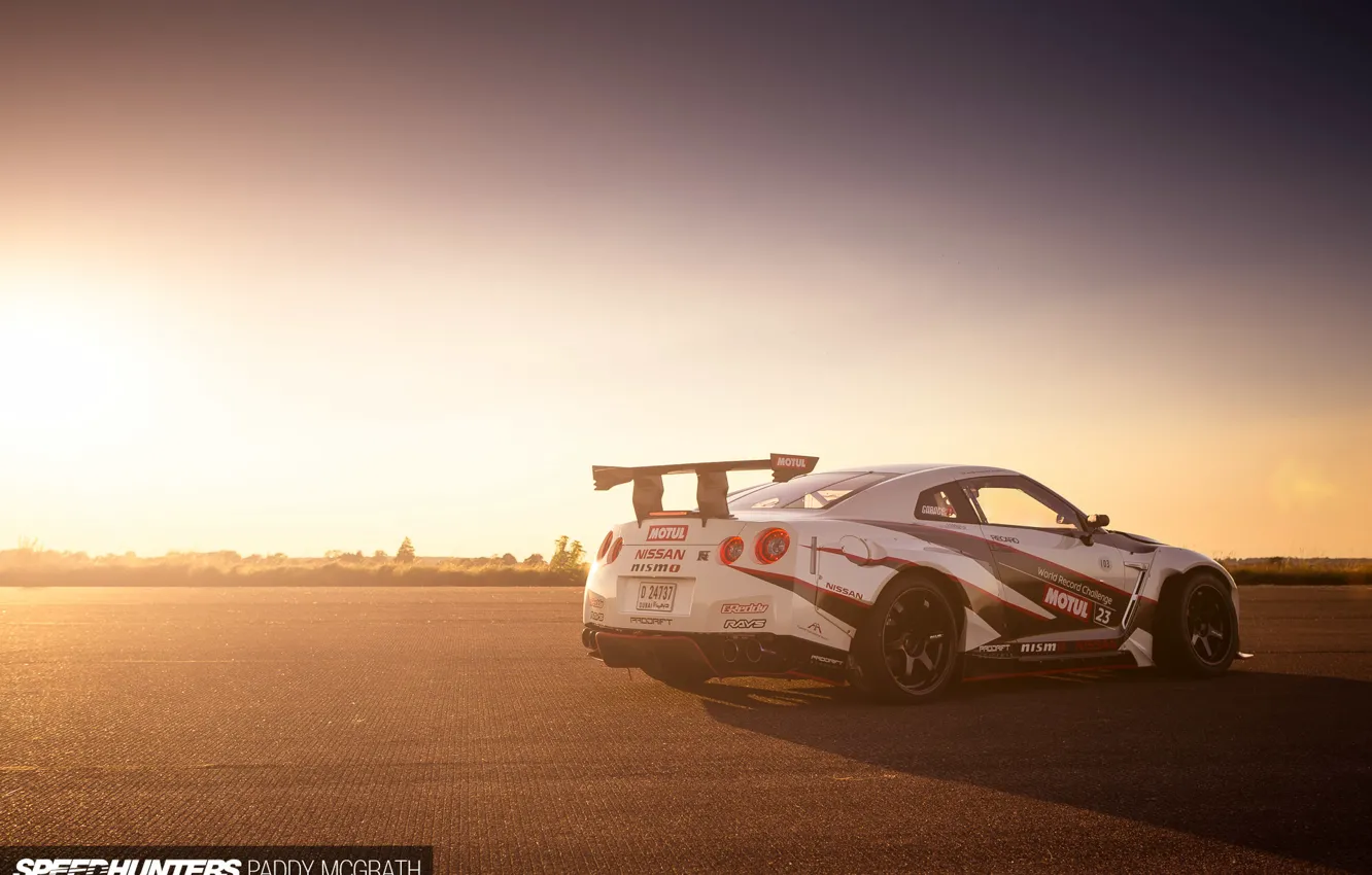 Photo wallpaper machine, light, Nissan, speedhunters, NISMO-GT, The World’s Fastest Drift Car