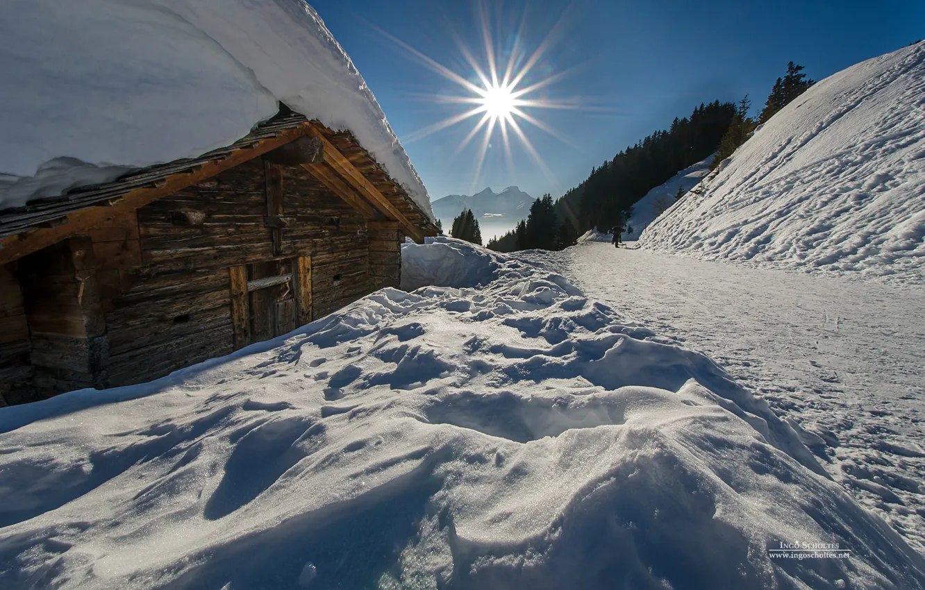 Wallpaper mountains, snow, switzerland images for desktop, section пейзажи  - download