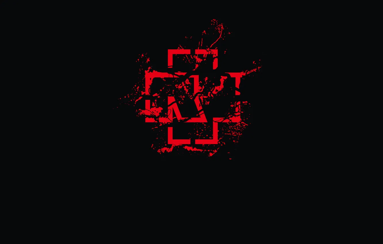 Wallpaper logo, rock, logo, Rammstein, rock, ramshtain images for desktop,  section минимализм - download
