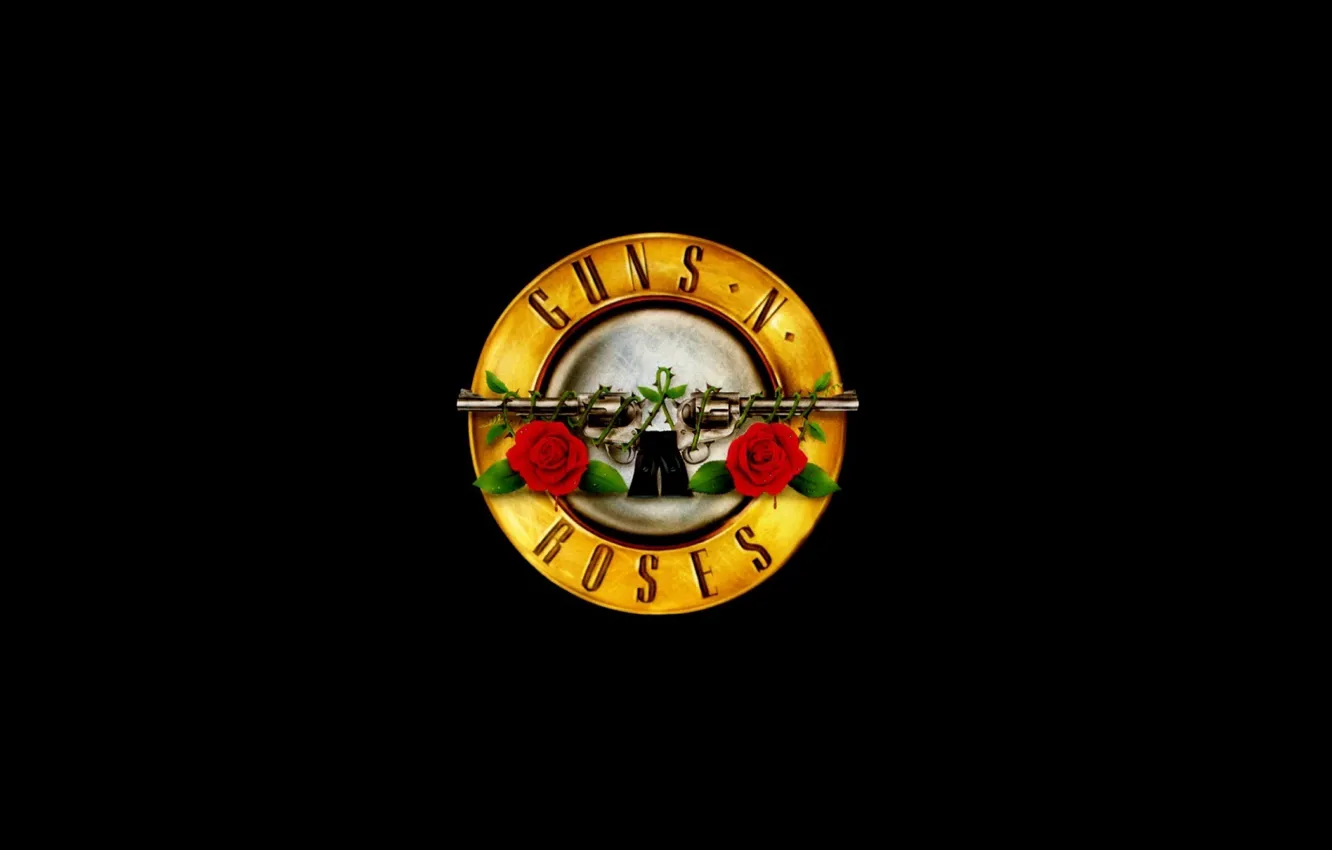 Photo wallpaper logo, group, logo, band, hard rock, hard rock, gnr, guns 'n roses