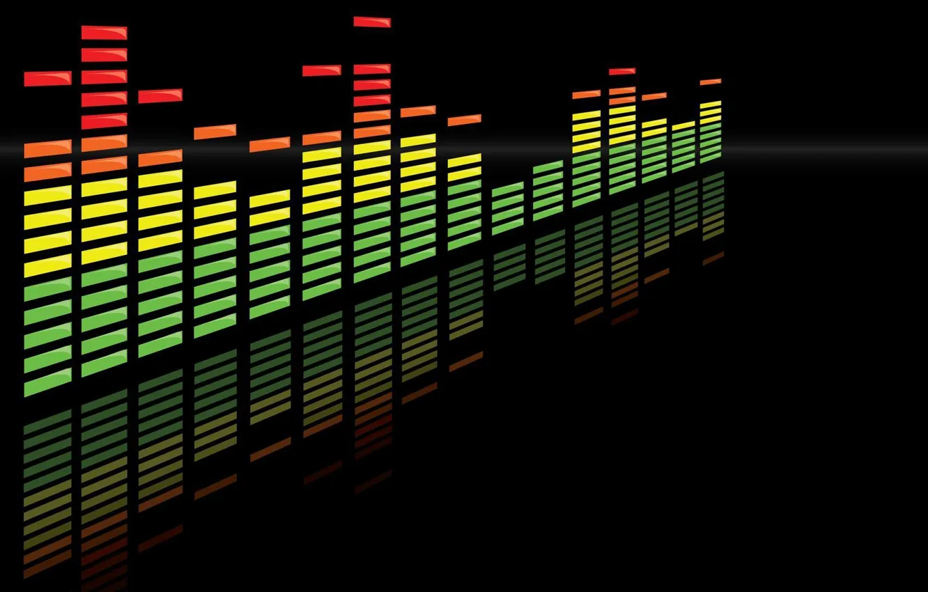Photo wallpaper color, music, equalizer