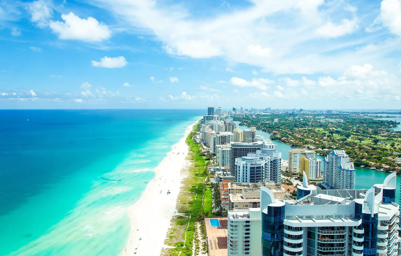 Wallpaper beach, summer, the ocean, Miami, FL, Miami