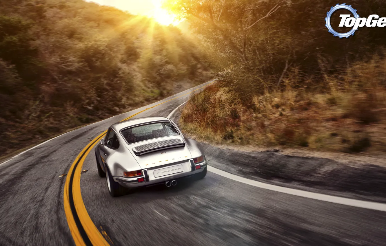 Photo wallpaper road, the sun, 911, Porsche, Top Gear, Porsche, the best TV show, top gear, top …