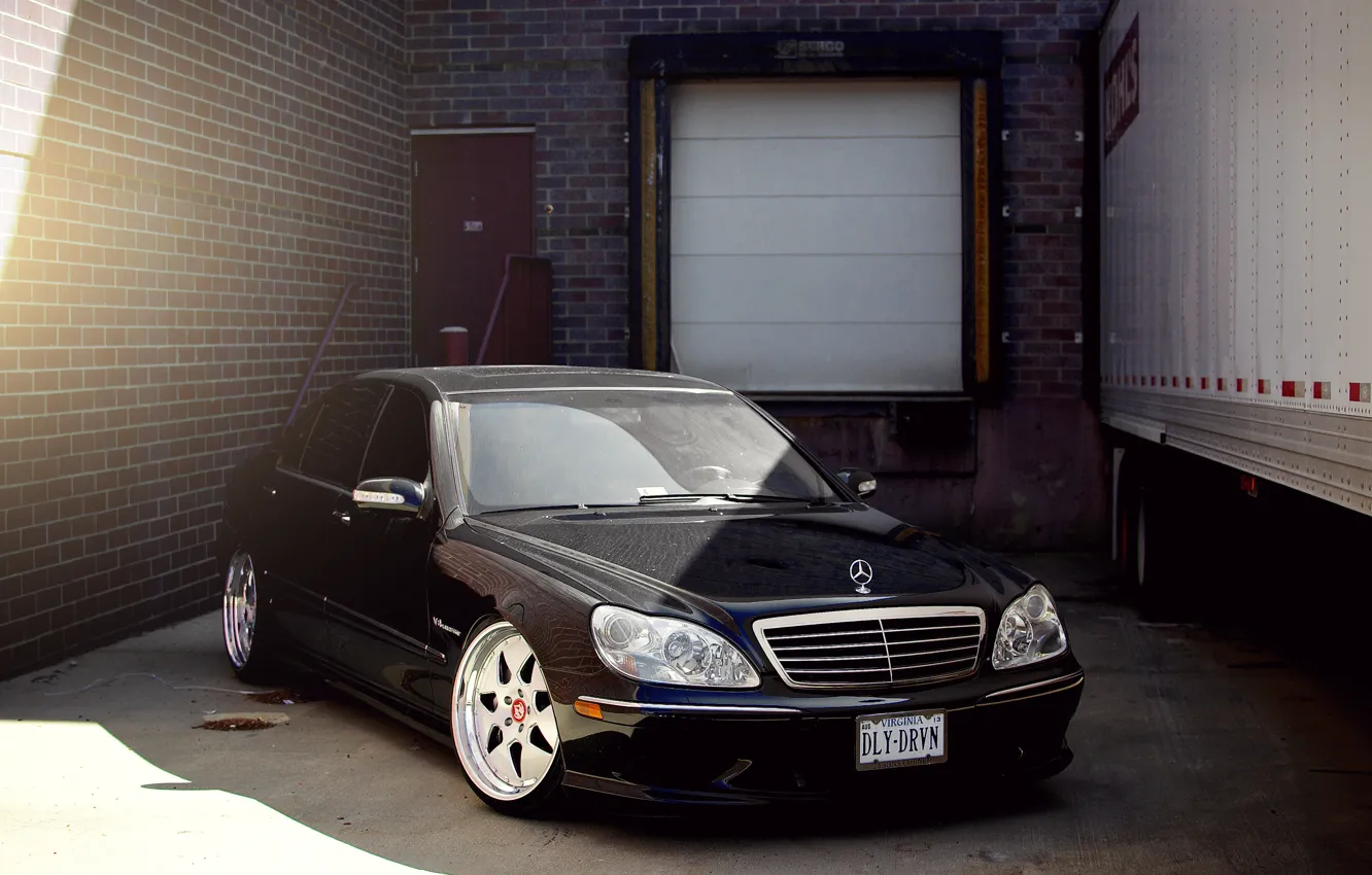 Photo wallpaper tuning, Mercedes-Benz, Mercedes, AMG, tuning, stance, S55